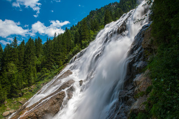 Fototapeta na wymiar Stuiben falls / Waterfall in Tyrol, Austria