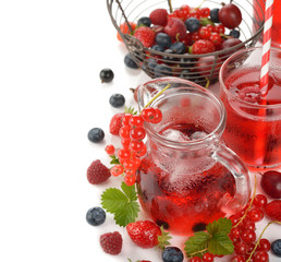 Refreshing berry drink