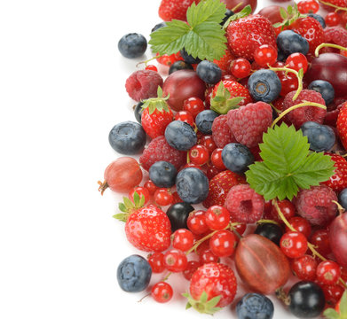 Various fresh berries