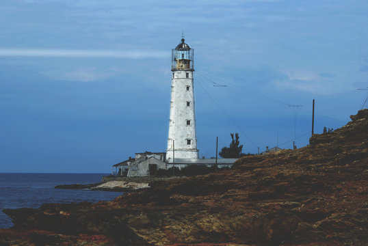 Beautiful view on the lighthouse