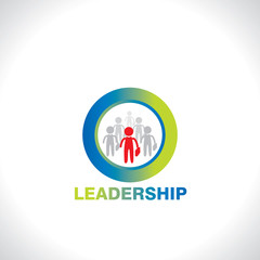business leadership idea concept vector 