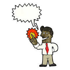 man with magic touch
