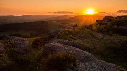 Peak District Sun Set