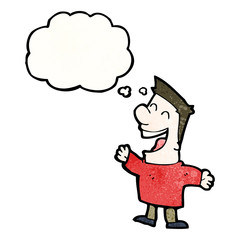 cartoon laughing man