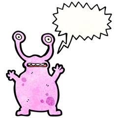 cartoon funny alien