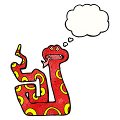 cartoon poisonous snake