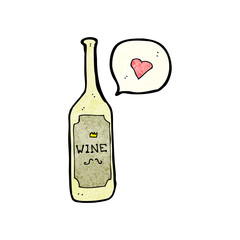 i love wine cartoon