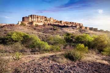 Fototapeta premium Mehrangarh fort in India