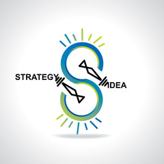 creative concept idea vector illustration 