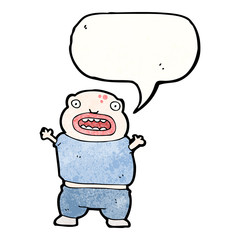 cartoon mutant boy
