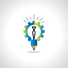 creative engineering concept vector illustration 