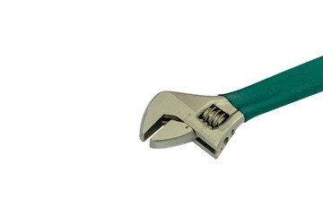 monkey wrench on white background