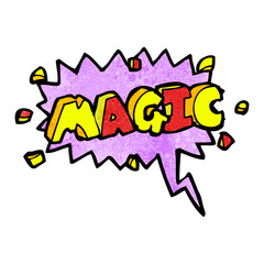 comic book magic shout symbol