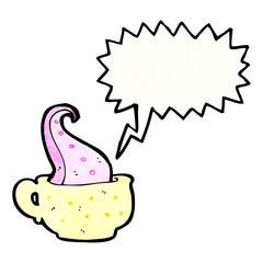 tentacle in teacup cartoon
