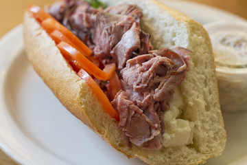 Roast Beef Sub Sandwich