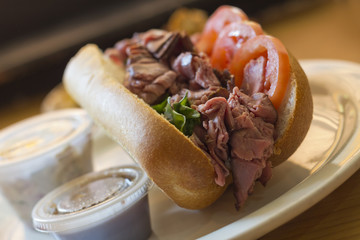 Roast Beef Sub Sandwich