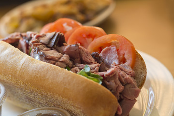 Roast Beef Sub Sandwich