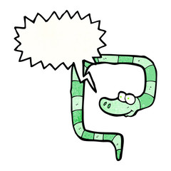 hissing snake cartoon