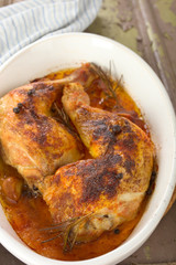 Brathähnchenschenkel