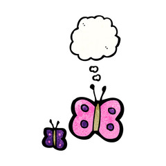 cartoon butteflies