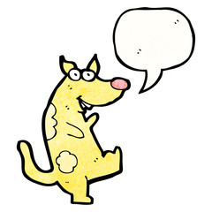 cartoon dancing dog