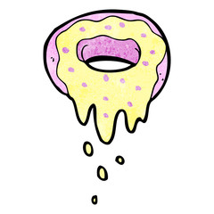 cartoon doughnut