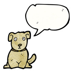 cartoon little dog