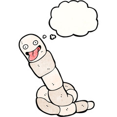 cartoon worm