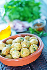 boiled potato