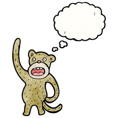 cartoon crazy monkey