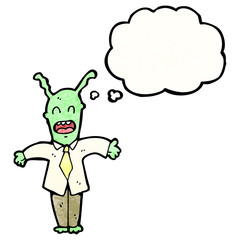 cartoon alien