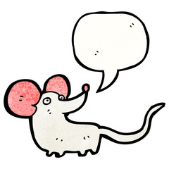 cartoon little mouse
