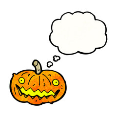 cartoon halloween pumpkin