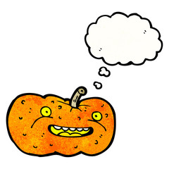 cartoon halloween pumpkin