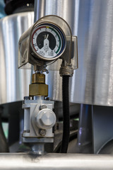 meter on the electrical substation