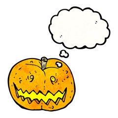 cartoon halloween pumpkin