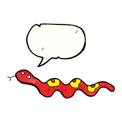 cartoon slithering snake