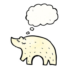 cartoon polar bear
