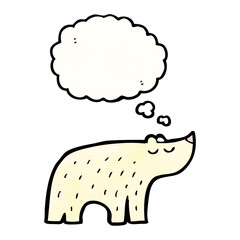 cute cartoon polar bear