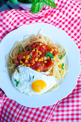 makaron z sosem © dusiowa