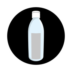 Vector Illustration of  tubular bottle