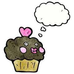chocolate muffin cartoon