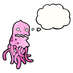 cartoon jellyfish