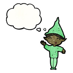 cartoon christmas elf