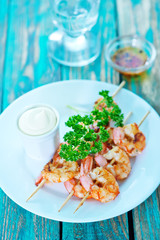 fried shrimps