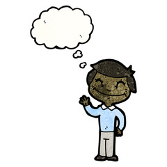 friendly boy cartoon