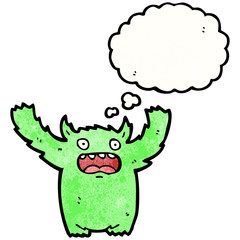 cartoon monster