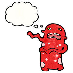 cartoon alien invader