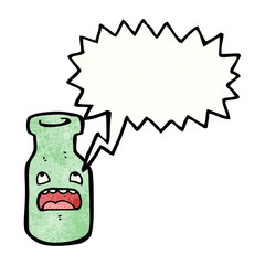 talking bottle cartoon
