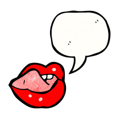 sexy cartoon lips
